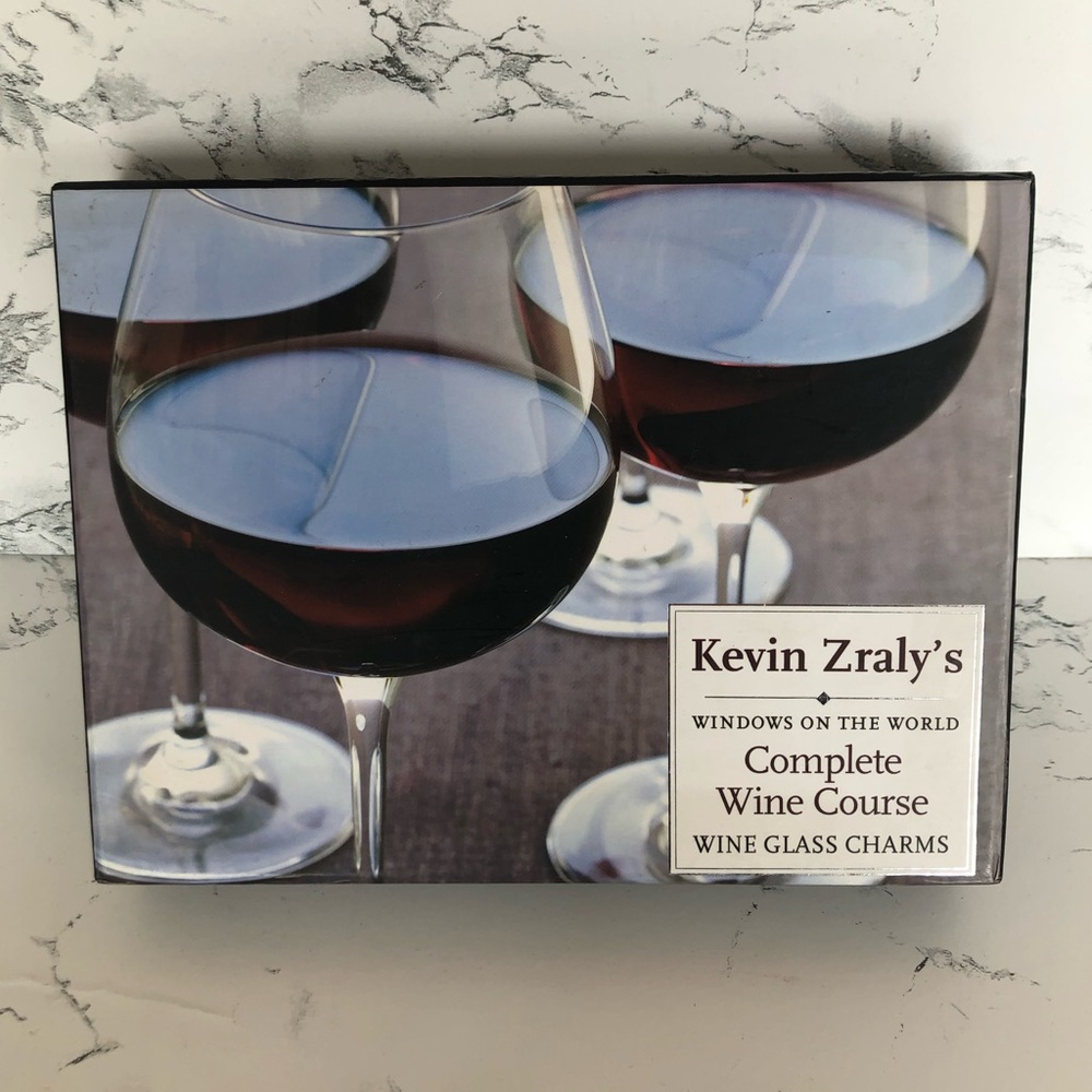 Kevin Zraly's Windows on the World Complete Wine Course Wine Glass Charms